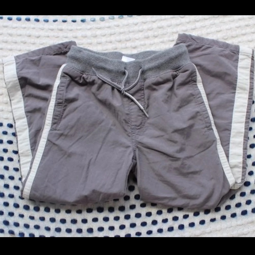 NEW Gymboree Gray Stripe Joggers Pants